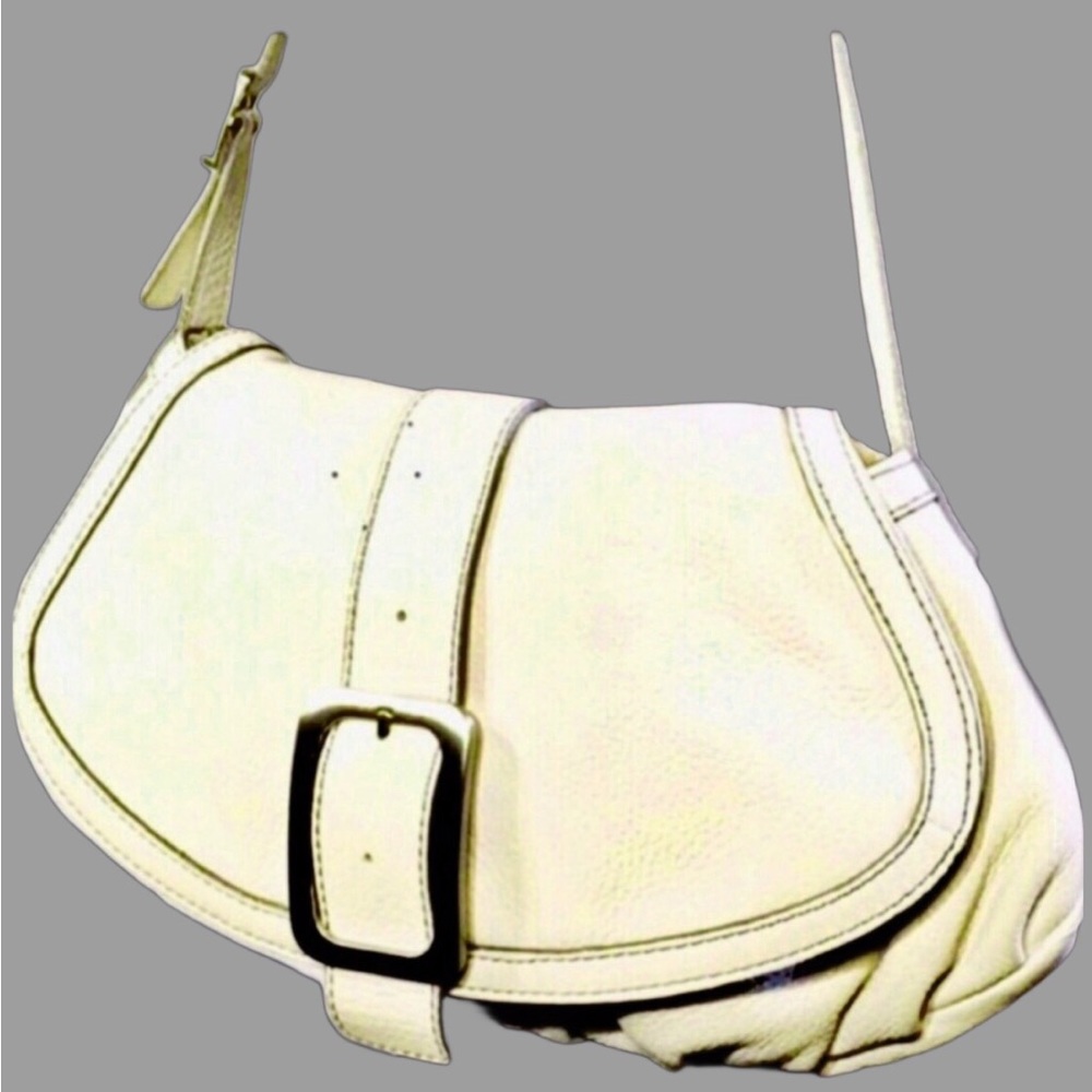 Cole Haan Womens Stone Leather Shoulder Bag